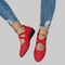 Chaussures compensées "Lotta" – Daim fermé