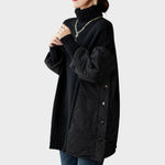 Trui "Sarah" – Oversized met Hoge Kraag