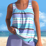 Tankini "Heidi" – U-Hals & Strepen