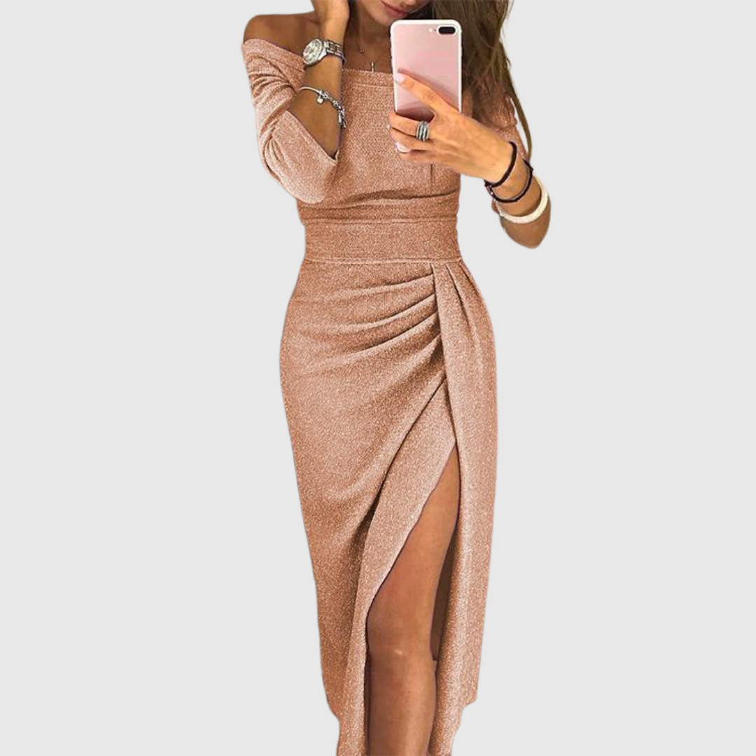 Robe Longue "Elsa" – Dos Nu Licou