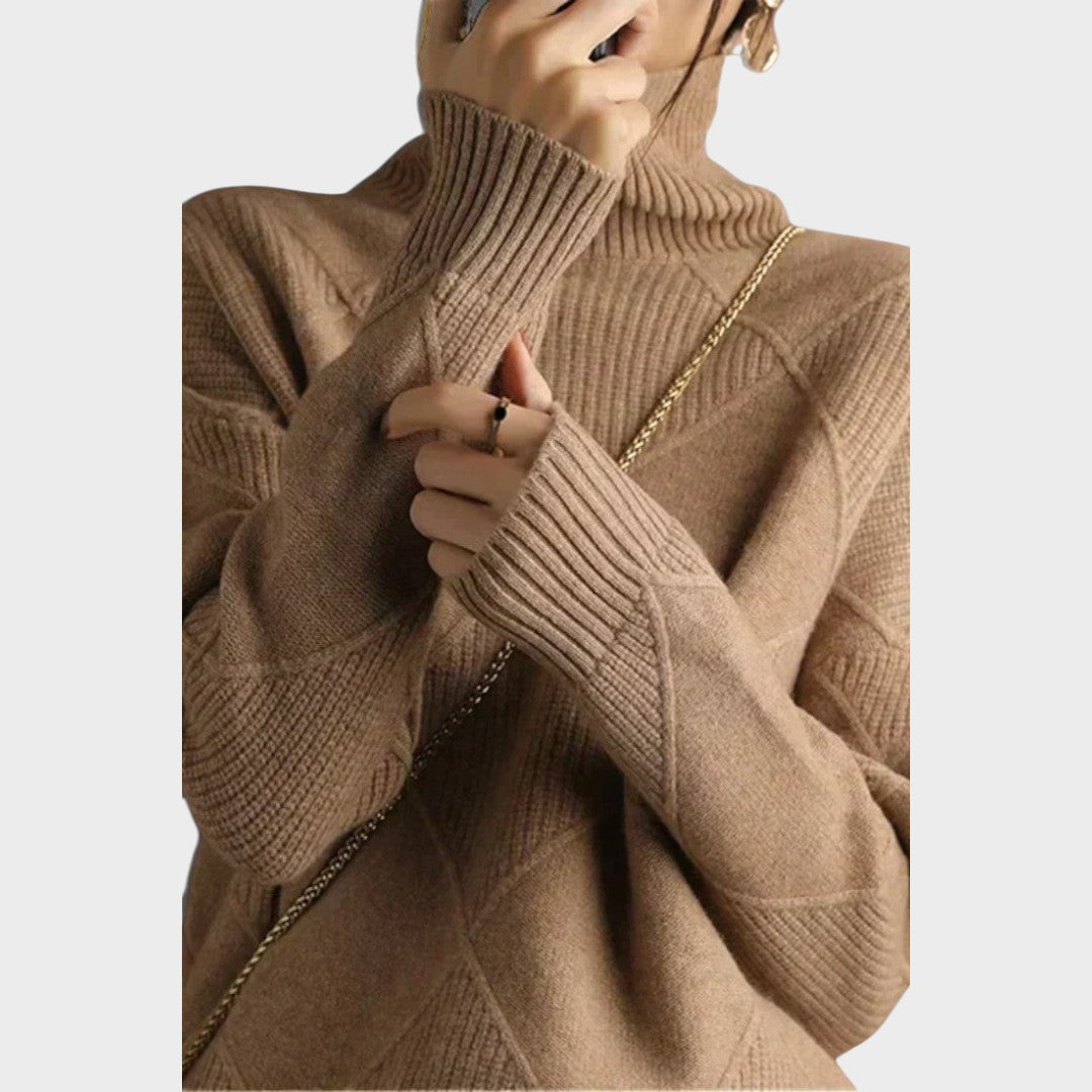 Pull à col roulé "Senta" – Cachemire