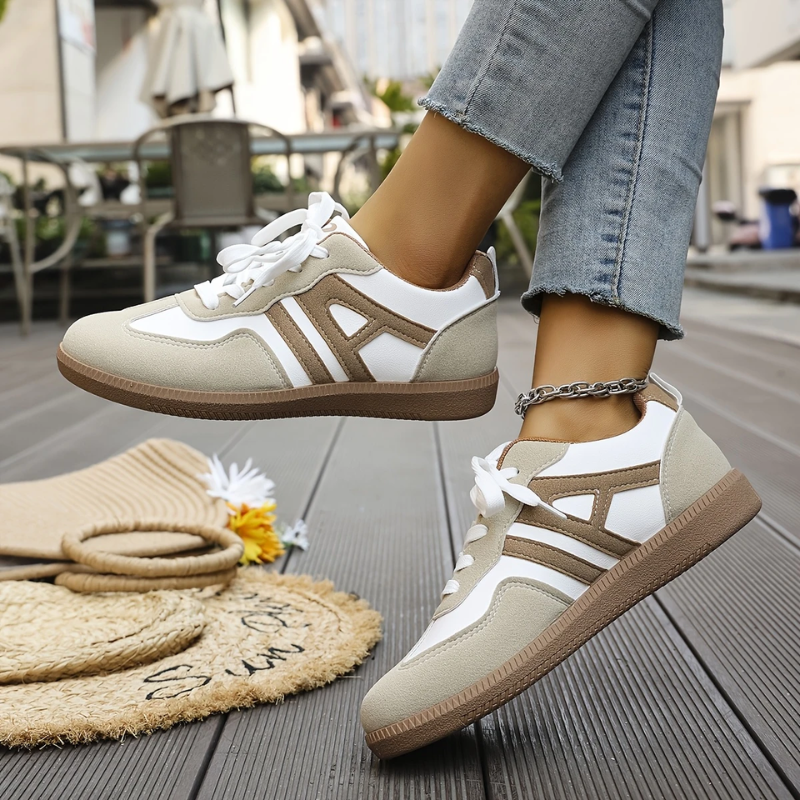 Comfortschoenen "Anke" – Brede Neus, Tweekleurig