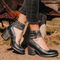 Pumps "Ginevra" – Drie Bandjes & Blokhak