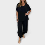 Ensemble deux pièces "Maria" – Blouse & pantalon long