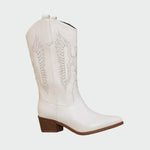 Cowboylaarzen – Leer met Verenborduursel