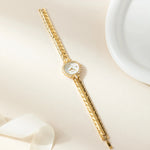 Montre "Paulina" – Fine et dorée