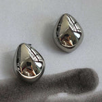 Oorbellen – Metallic Druppel