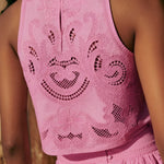 Kanten Set "Veronika" – Top & Rok met Split