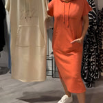 Robe sweat à capuche "Inge" – Casual