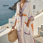Robe Caftan "Emmi" – Violet & Épices