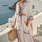 Robe Caftan "Emmi" – Violet & Épices