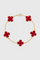 Armband – Klavermotief Verguld