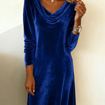 Robe en Velours "Rosa" – Coupe Ample