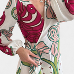 Wikkelkleed "Annika" – Bloemen, Sterren & Manen