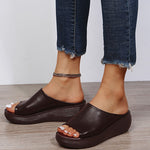 Orthopedische Plateausandalen "Heidi" – Slip-On