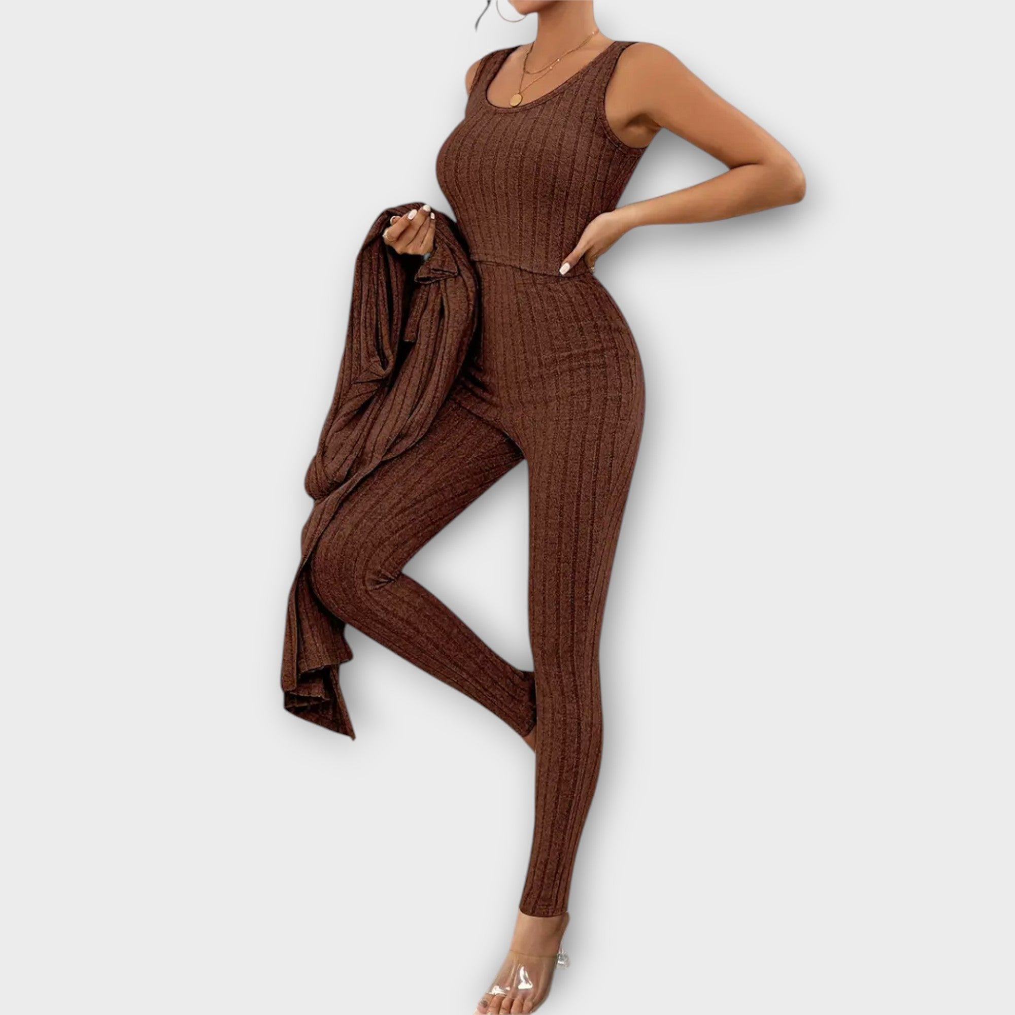 Driedelige Set "Elisa" – Streepjesmotief