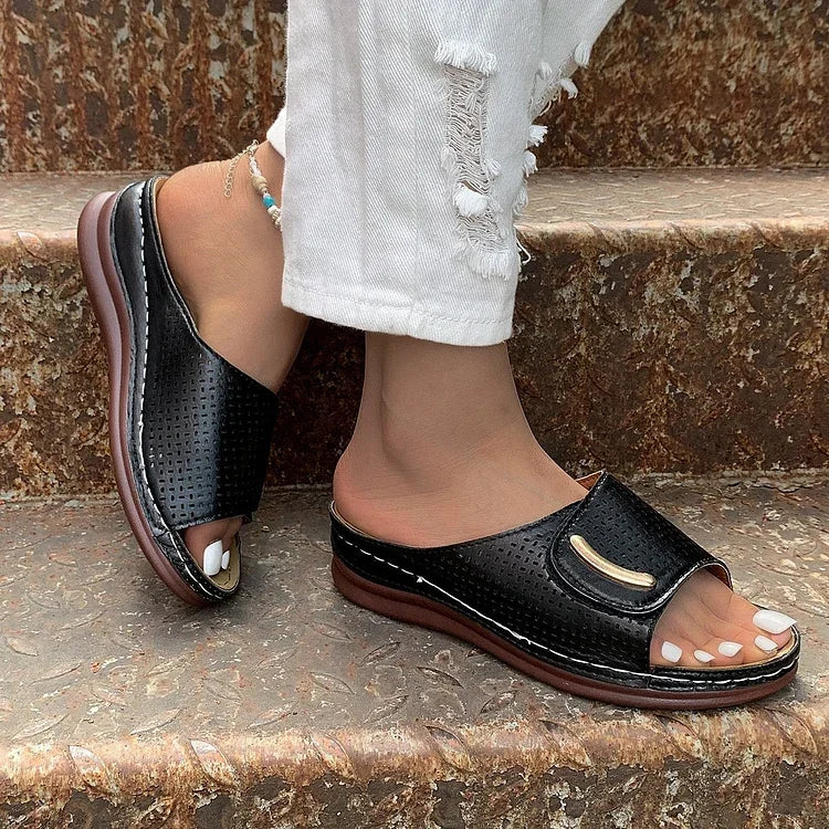 Sandales compensées "Anja" – Classiques urbaines