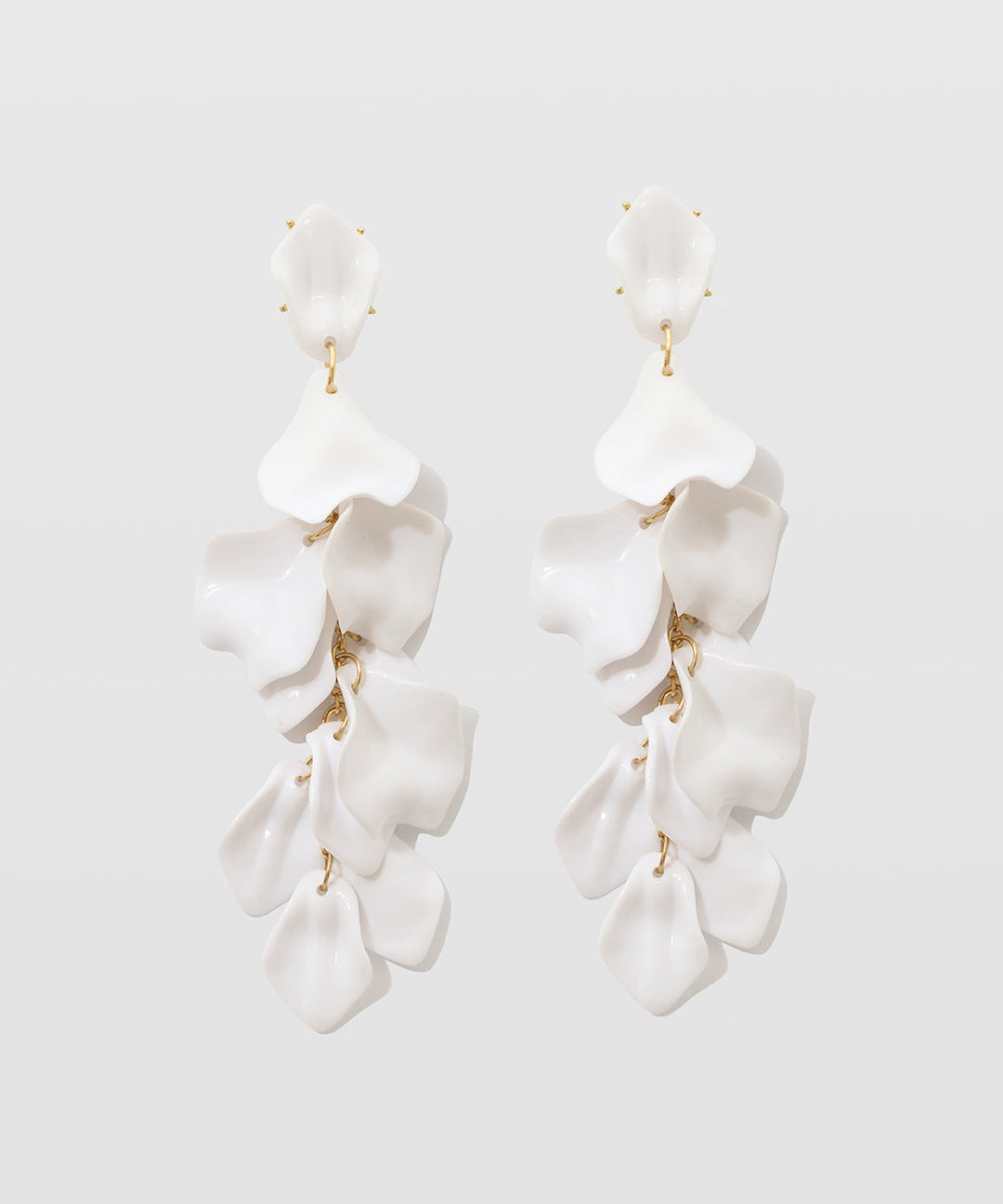 Boucles d'oreilles – Goutte fleur d'orchidée