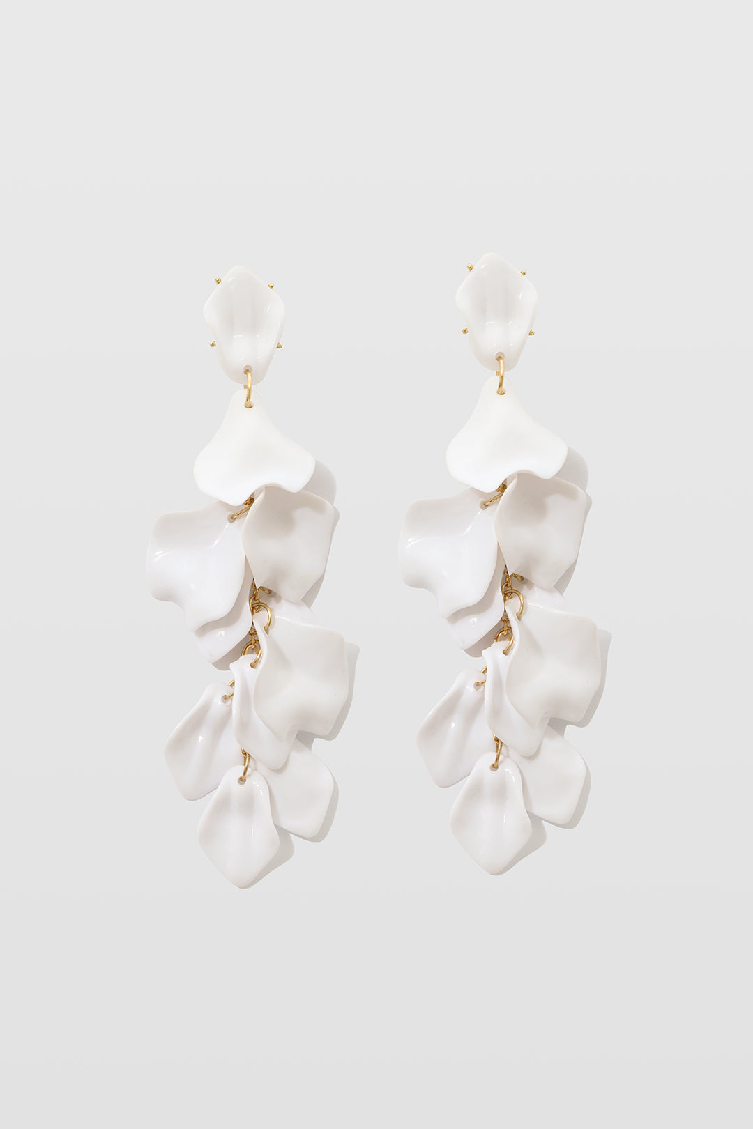 Boucles d'oreilles – Goutte fleur d'orchidée