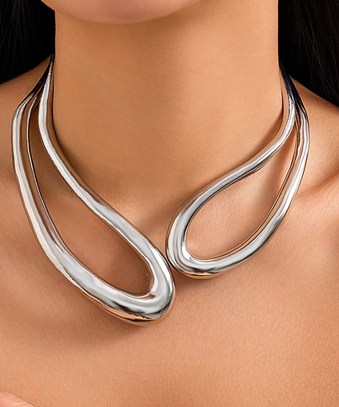 Collier – Asymétrique et court