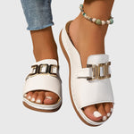 Sandalen "Angelika" – Gouden Gesp