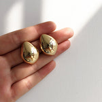 Oorbellen – Metallic Druppel