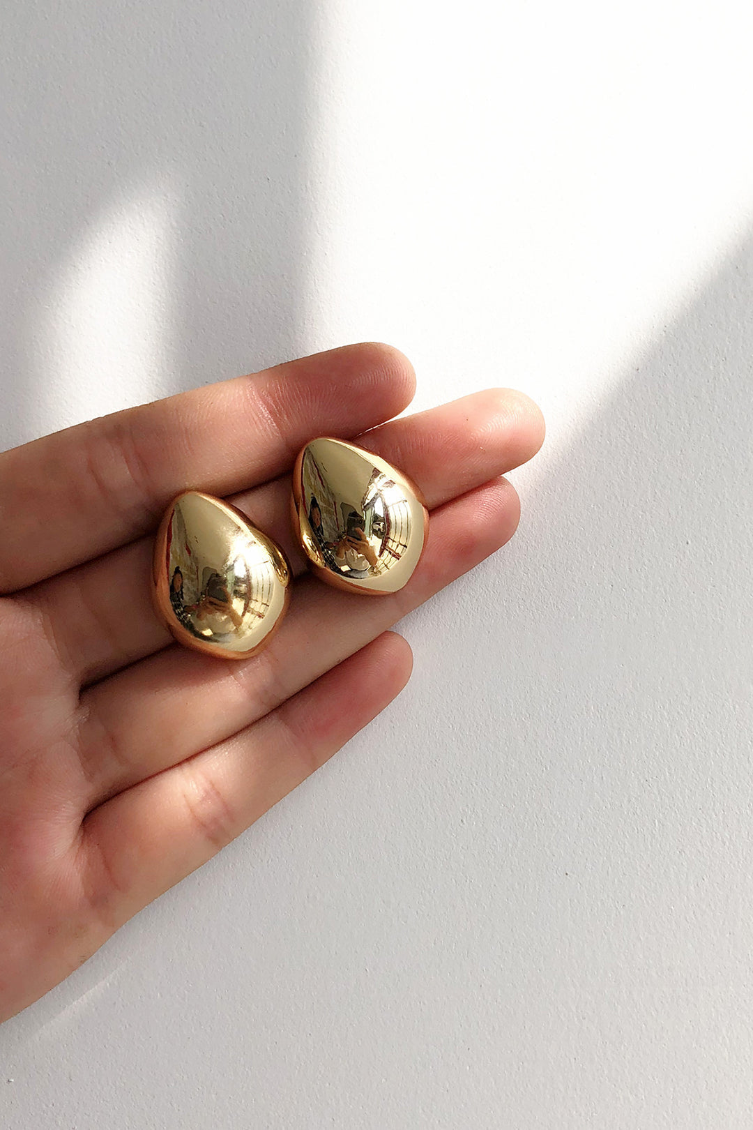 Oorbellen – Metallic Druppel