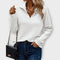 Pull "Anna" – Col en V à Demi-Zip