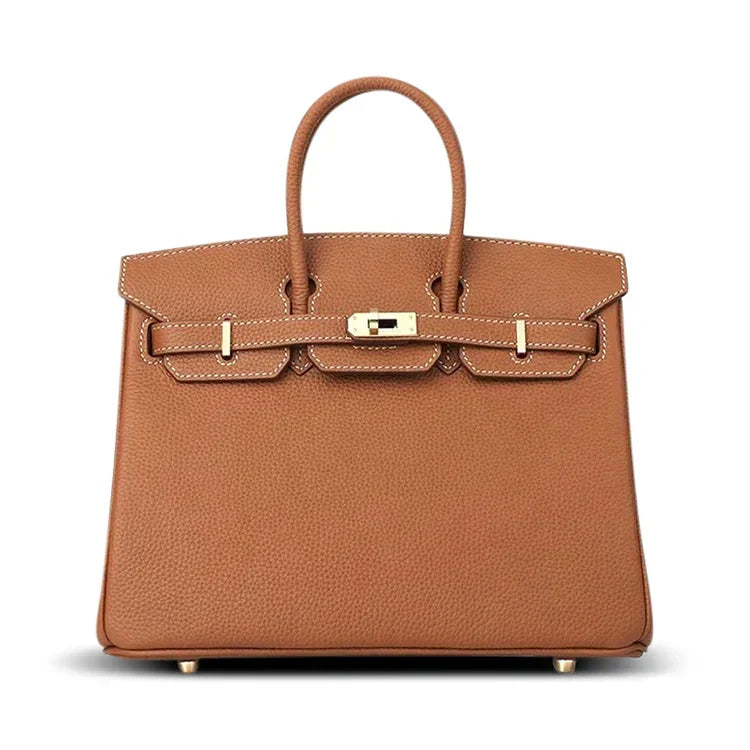 Handtas "Kensington" – Volnerf Leer met Draaisluiting