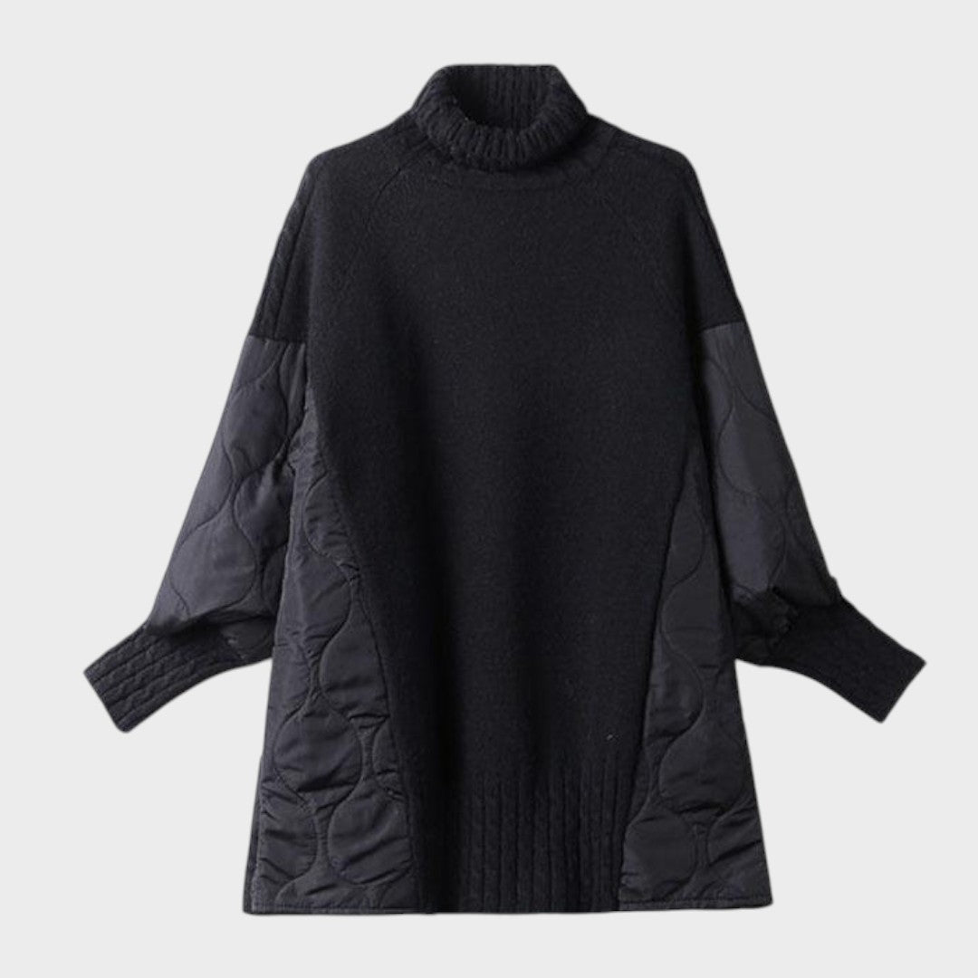 Trui "Sarah" – Oversized met Hoge Kraag