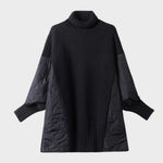 Trui "Sarah" – Oversized met Hoge Kraag