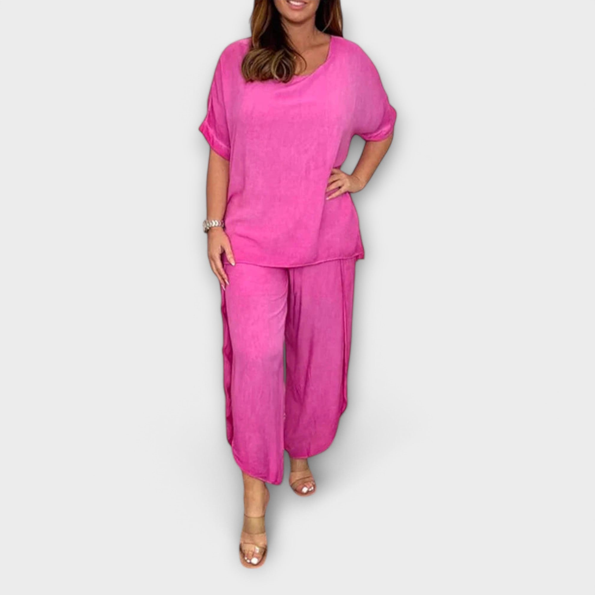 Tweedelige Set "Maria" – Blouse & Lange Broek