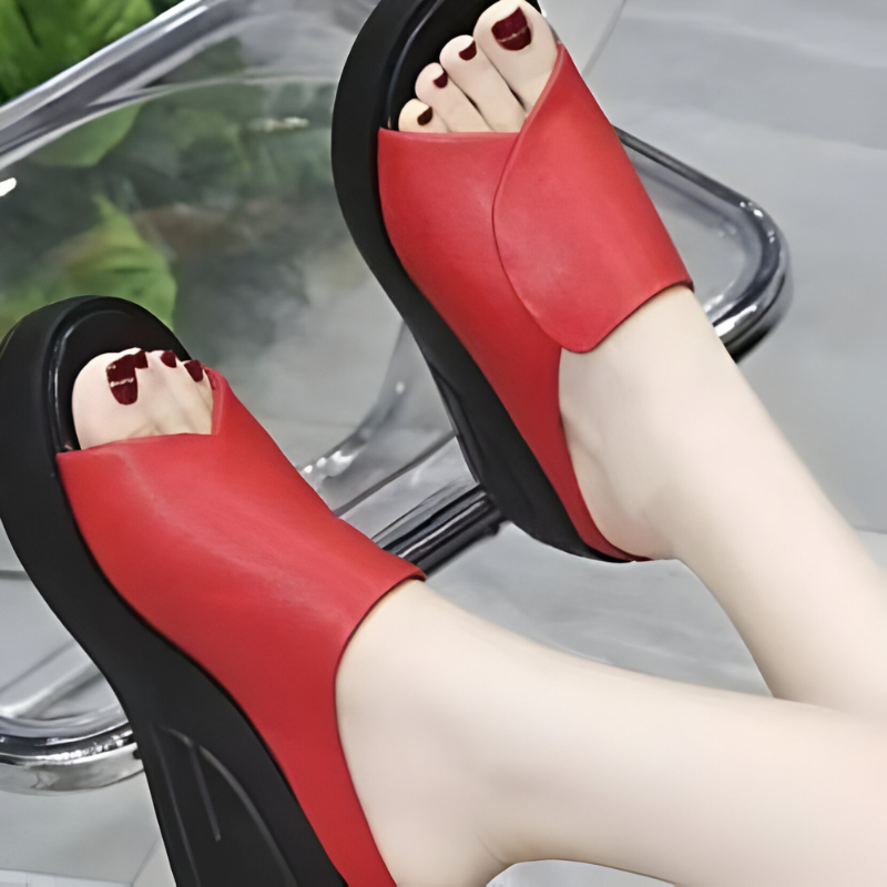 Sandales orthopédiques "Ottilie" – Compensées