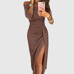 Robe Longue "Elsa" – Dos Nu Licou