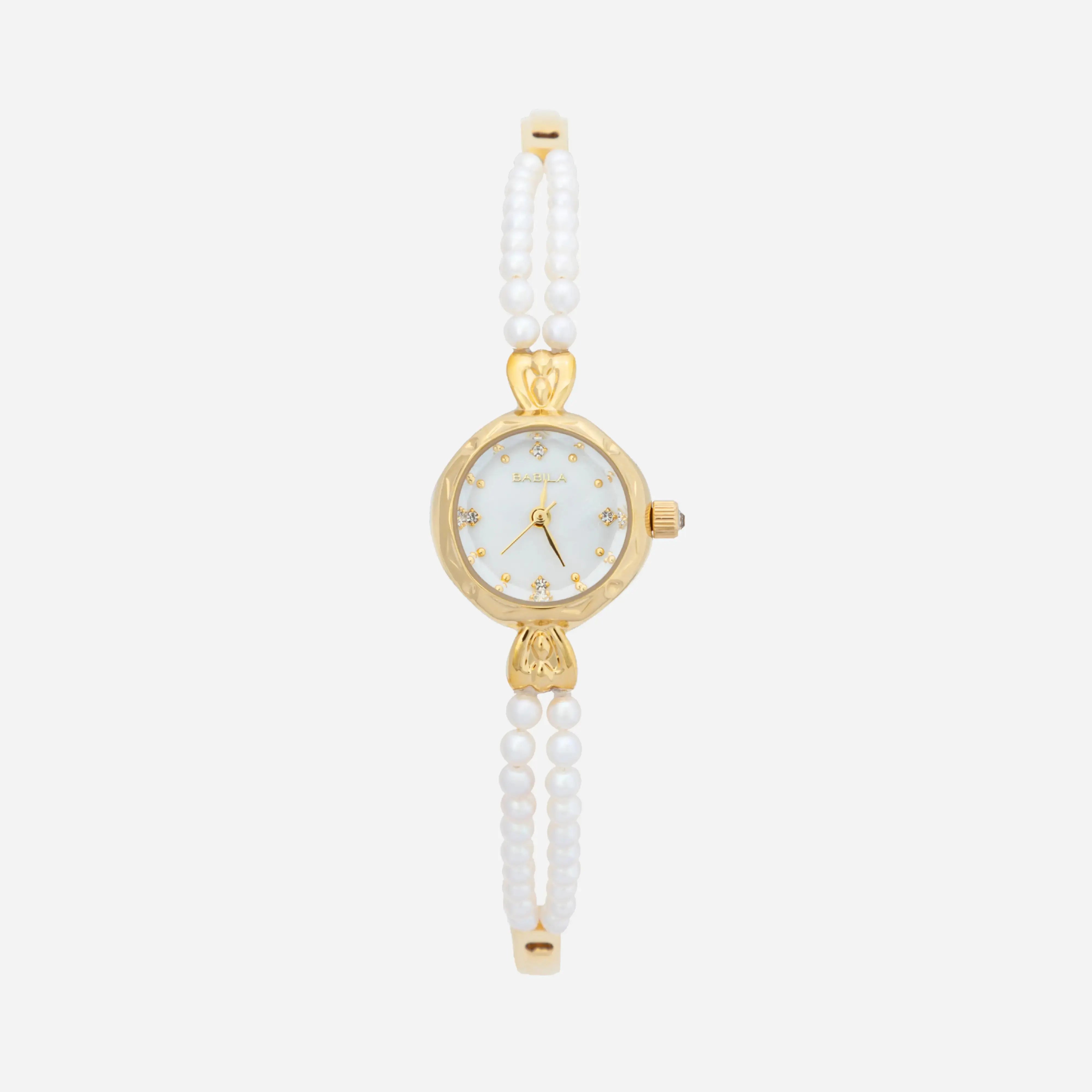 Horloge "Loressa" – Gouden Spiraalband