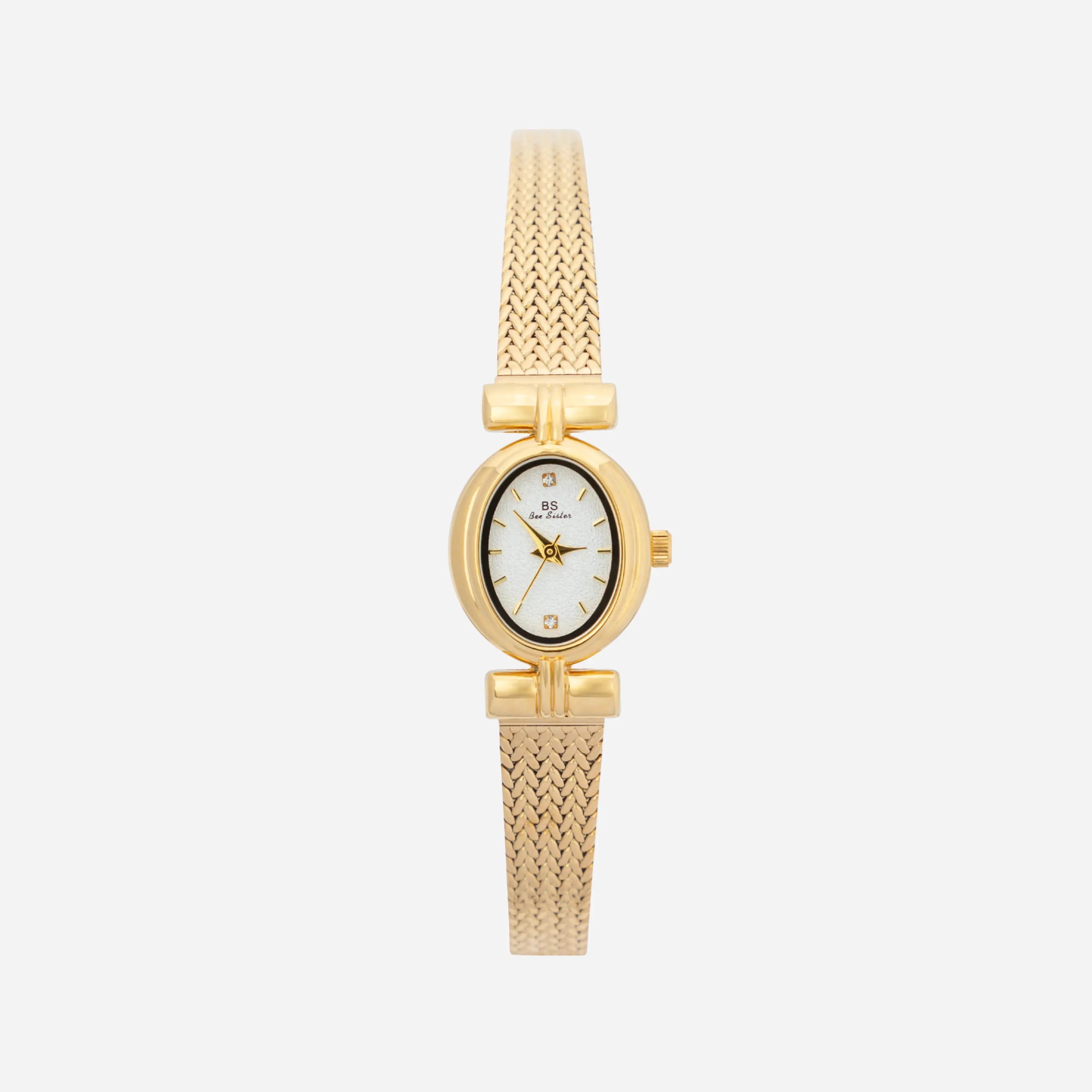 Horloge "Maso" – Ovale Retro Wijzerplaat