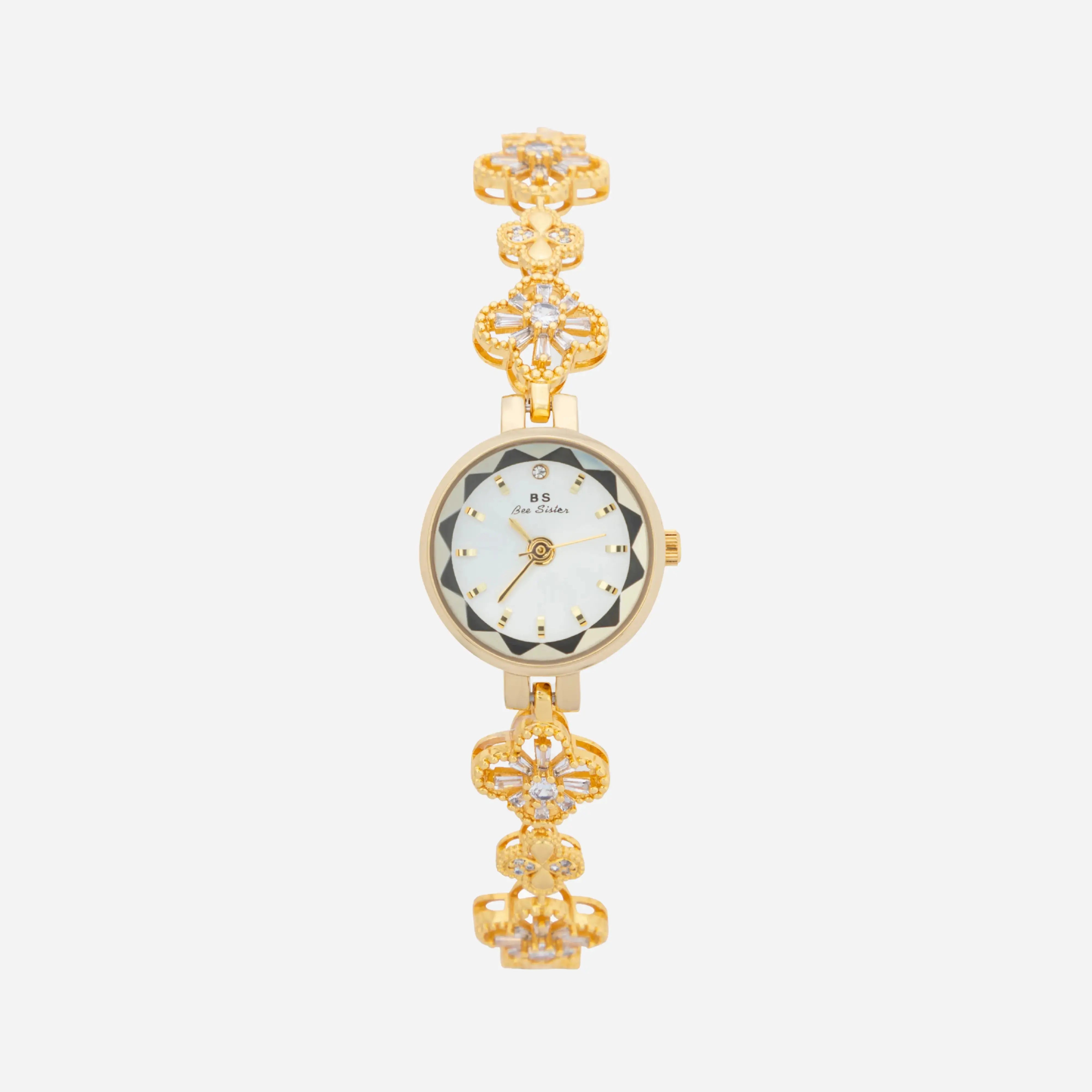Juweelhorloge – Ronde Details in Goud of Zilver