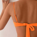 Bikini "Elsa" – Gouden Details & Hoog Broekje