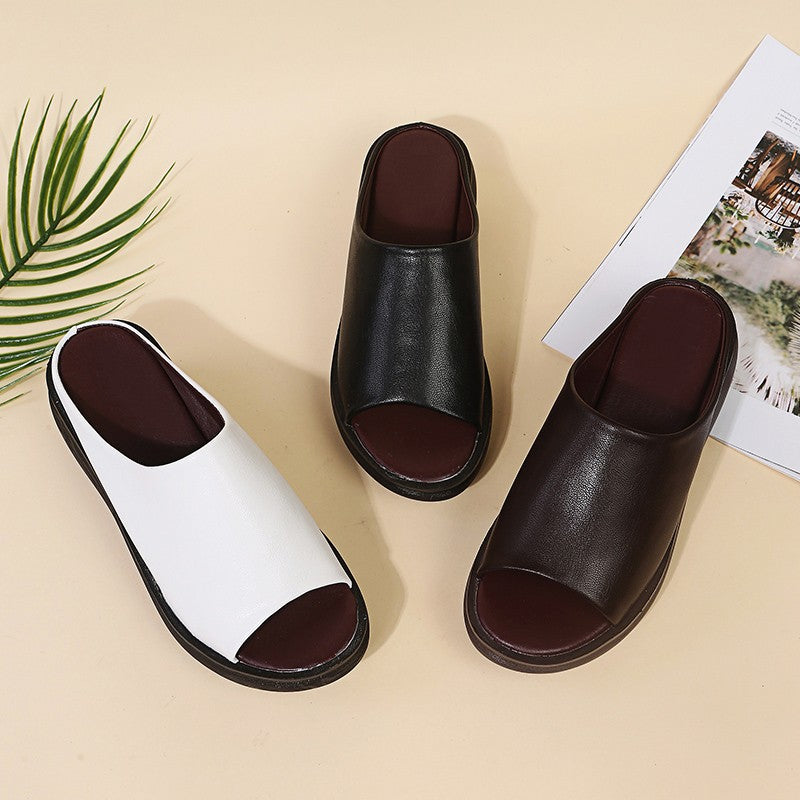 Orthopedische Plateausandalen "Heidi" – Slip-On