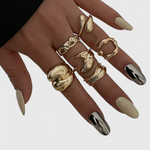 Bague – Design irrégulier superposé