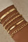 Armbandenset – 6 Cubaanse Schakelarmbanden
