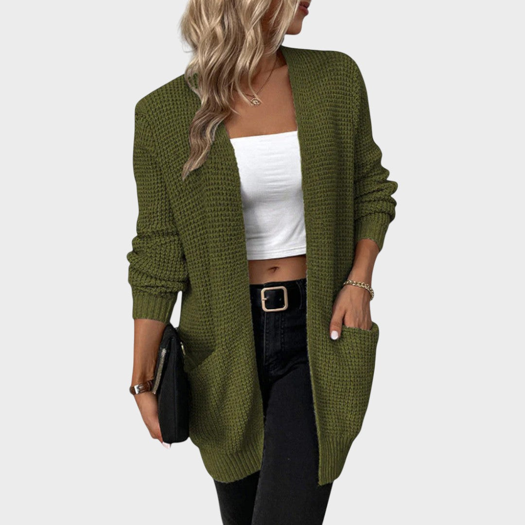 Cardigan "Anneliese" – Kasjmiermix Klassiek