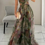 Maxikleed "Katharina" – Chiffon met Bloemenprint