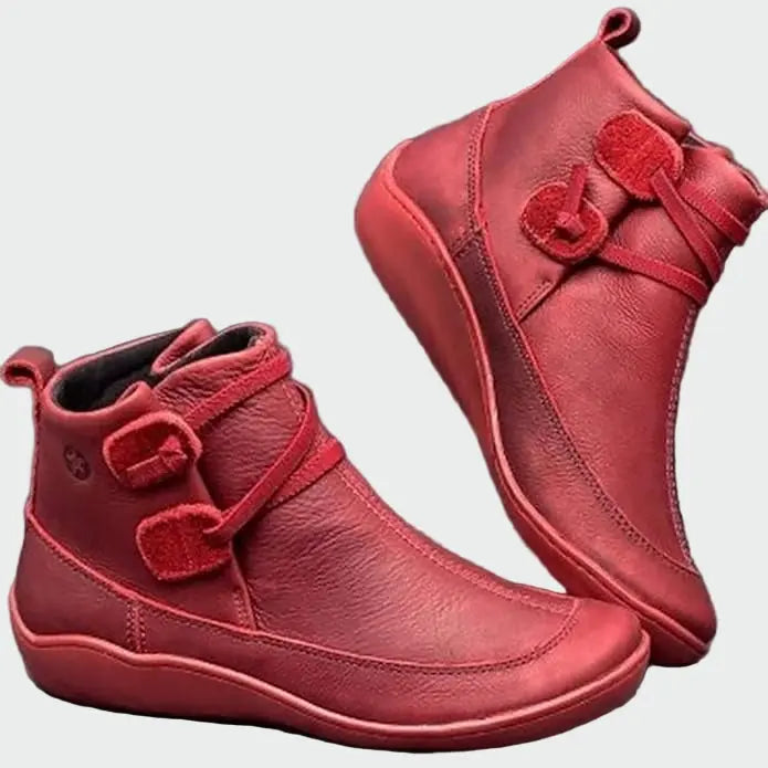 Chaussures confort – Cuir doux à bride