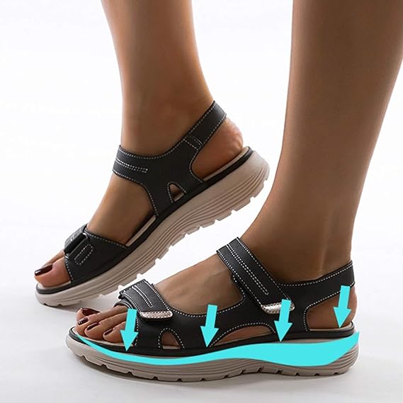 Sandales orthopédiques "Leonie" – Cuir