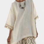 Boho Set "Renate" – Franjes & Grafische Broek