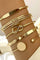 Bracelet – Jonc géométrique ouvert avec chaîne