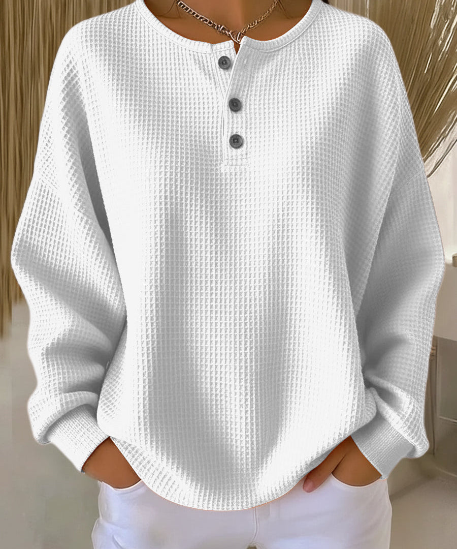 Trui "Kathrin" – Wafelbrei Henley