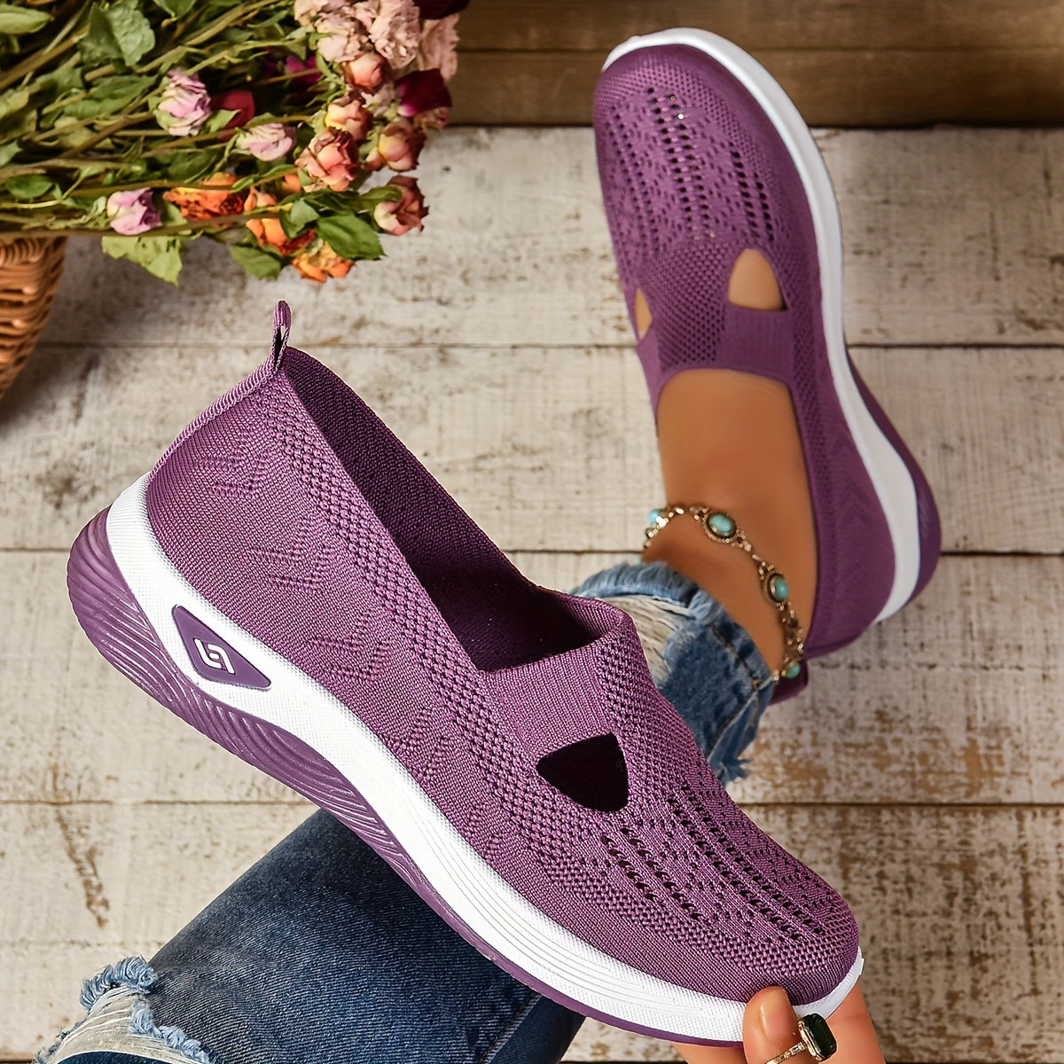 Comfortsneakers "Ottilie" – Ademend Instapmodel