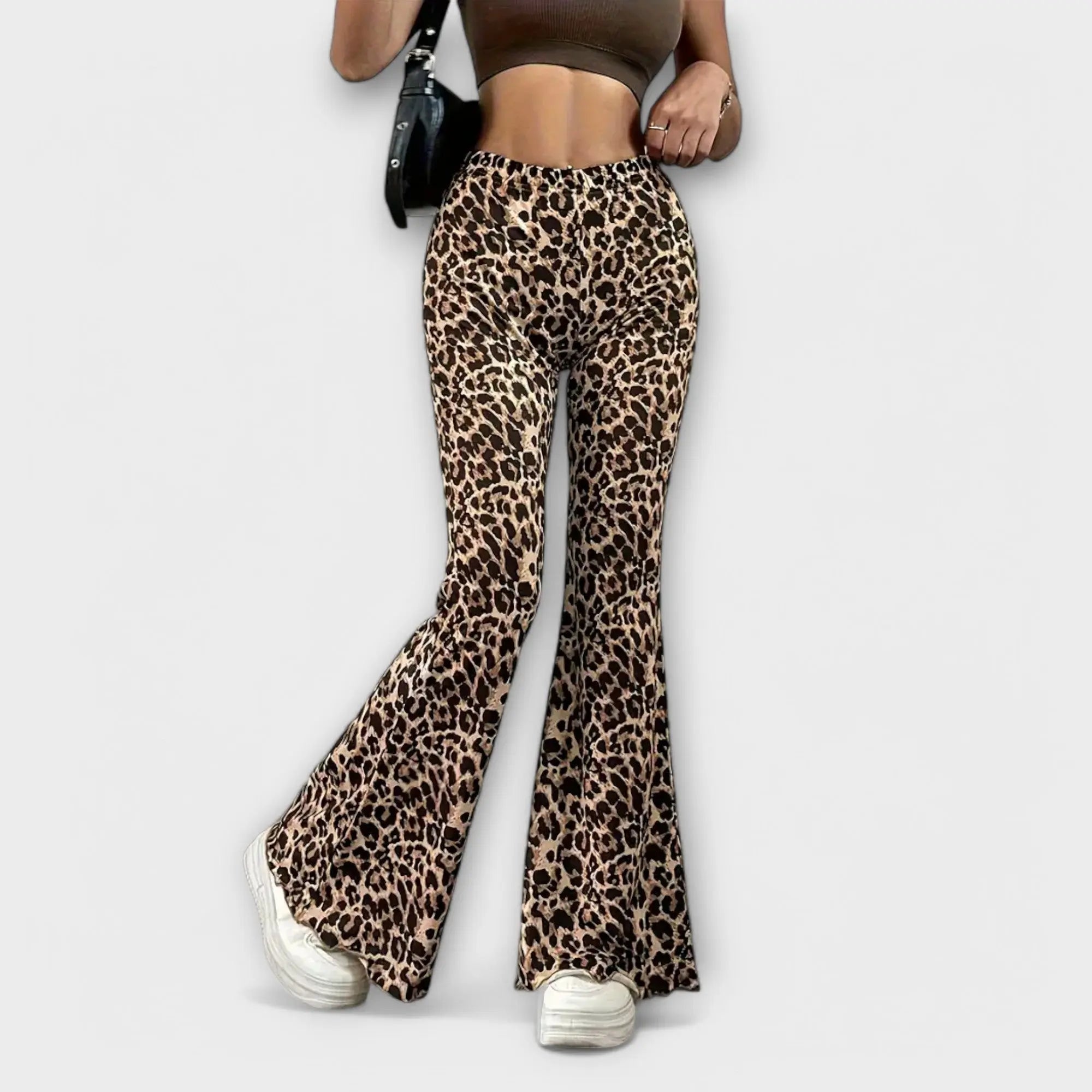 Bootcut Broek "Maja" – Luipaardprint